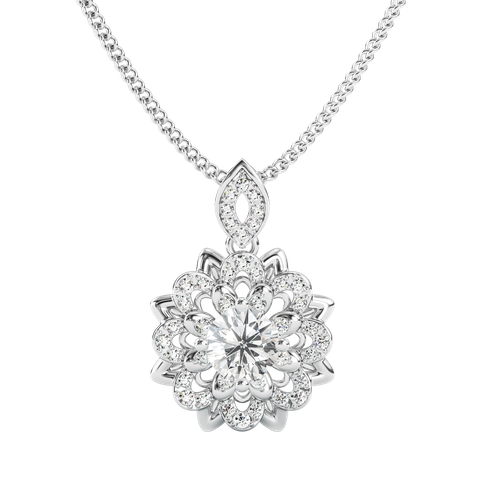 Mặt Dây Chuyền Kim Cương Tự Nhiên - PDFYJ2401701