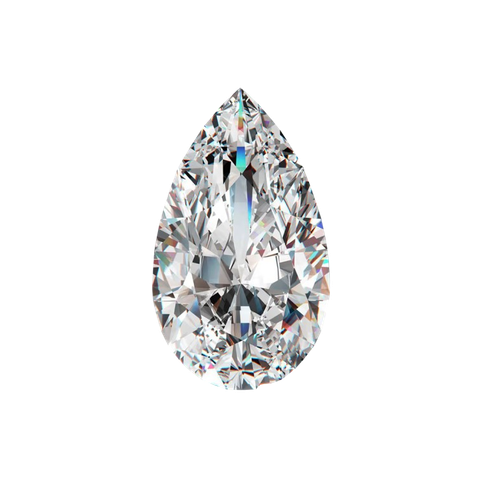 Kim Cương Tự Nhiên Pear 6.4 x 10.5