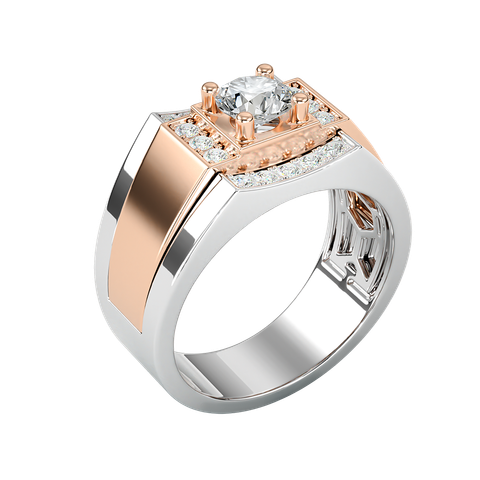 Nhẫn Nam Kim Cương Tự Nhiên - RIMYJ2200891