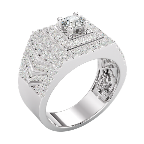 Nhẫn Nam Kim Cương Tự Nhiên - RIMYJ2300431