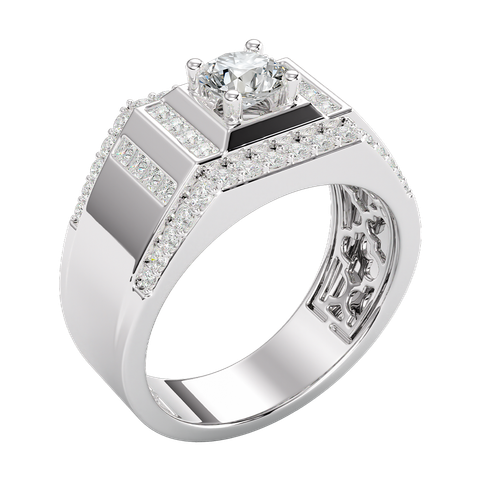 Nhẫn Nam Kim Cương Tự Nhiên - RIMYJ2300531