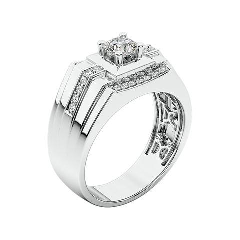 Nhẫn Nam Kim Cương Tự Nhiên - RIMYJ2401041