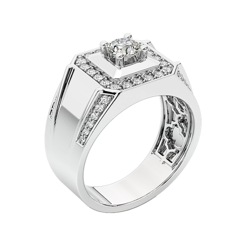 Nhẫn Nam Kim Cương Tự Nhiên - RIMYJ2401171