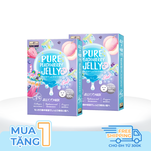 COMBO 2 HỘP MẶT NẠ THẠCH JELLY ĐÀO DƯỠNG DA TRẮNG SÁNG