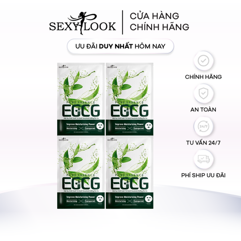 MẶT NẠ TRÀ XANH DƯỠNG ẨM SÂU VÀ LÀM DỊU DA