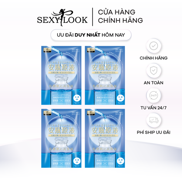 (HSD T4-10/2026) MẶT NẠ TINH DẦU DƯỠNG ẨM SEXYLOOK (HỘP 4 MIẾNG)