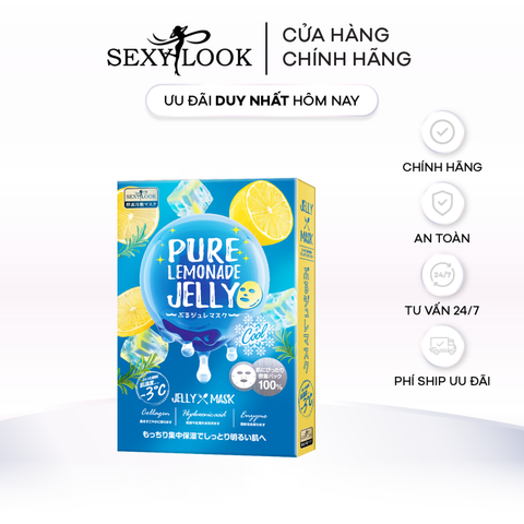 (HSD 10/2025) MẶT NẠ THẠCH JELLY CHANH - CẤP ẨM LÀM MÁT