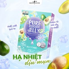 MẶT NẠ THẠCH JELLY BƠ - DỊU MỤN SE KHÍT LỖ CHÂN LÔNG