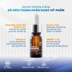 (HSD 08/2025) TINH CHẤT DR.MAY AIO DƯỠNG TRẮNG DA, MỜ THÂM NÁM - DR.MAY AIO PERFECT SOLUTION