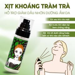 XỊT KHOÁNG TRÀM TRÀ HỖ TRỢ GIẢM DẦU MỤN VÀ DƯỠNG ẨM DA SEXYLOOK