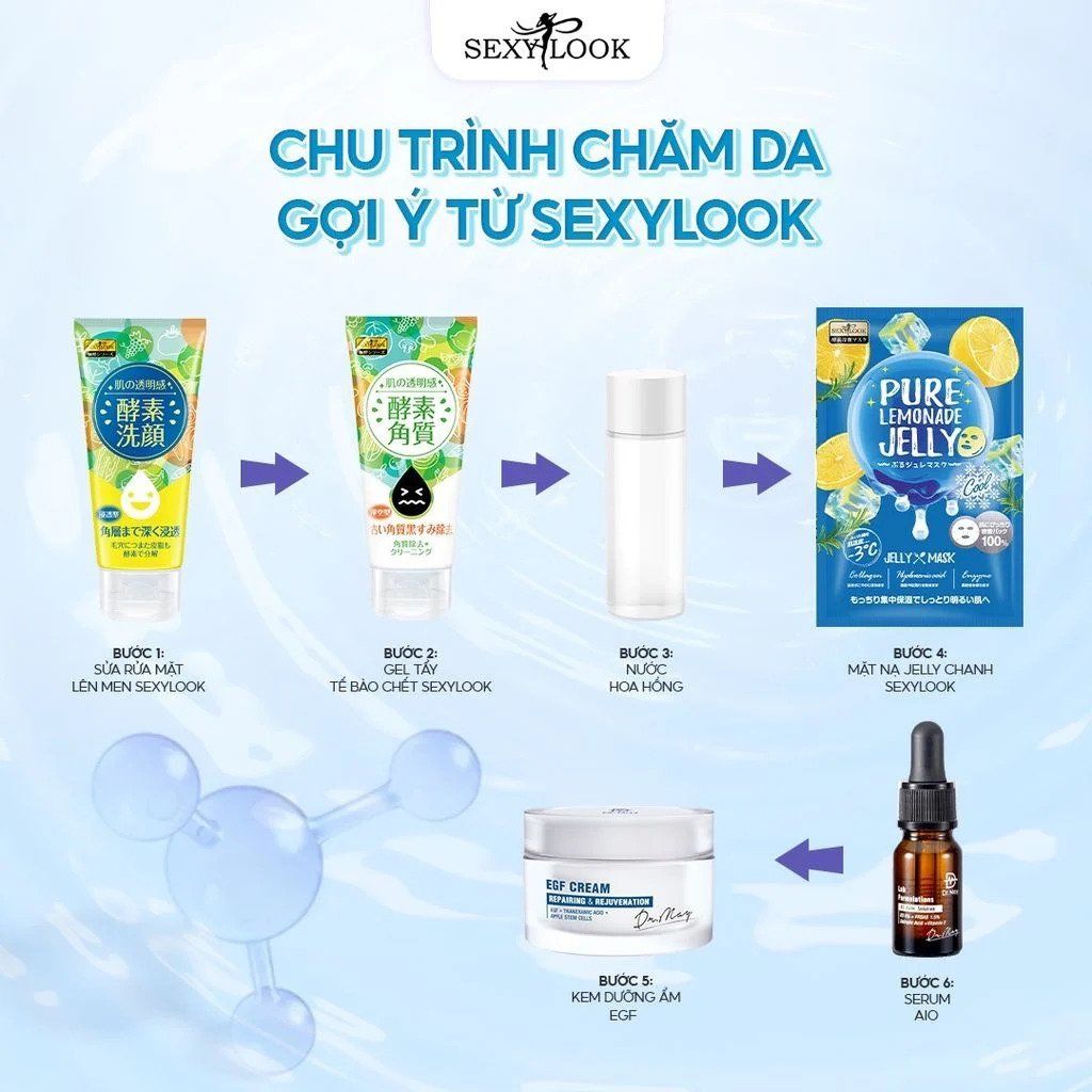 (HSD 10/2025) MẶT NẠ THẠCH JELLY CHANH - CẤP ẨM LÀM MÁT