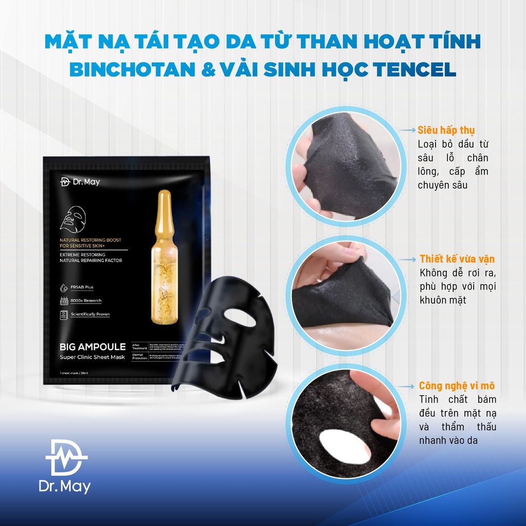 COMBO 2 HỘP MẶT NẠ DR.MAY TÁI TẠO DA - DR.MAY PROFESSIONAL REPAIRING MASK