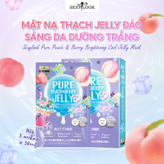 MẶT NẠ THẠCH JELLY ĐÀO DƯỠNG DA TRẮNG SÁNG