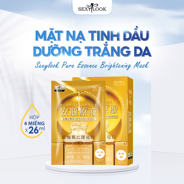 (HSD T4-10/2026) MIẾNG LẺ MẶT NẠ TINH DẦU DƯỠNG TRẮNG SEXYLOOK