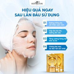 (HSD T4-10/2026) MẶT NẠ TINH DẦU DƯỠNG TRẮNG SEXYLOOK (HỘP 4 MIẾNG)