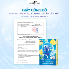 MẶT NẠ THẠCH JELLY CHANH - CẤP ẨM LÀM MÁT