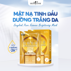 (HSD T4-10/2026) MẶT NẠ TINH DẦU DƯỠNG TRẮNG SEXYLOOK (HỘP 4 MIẾNG)