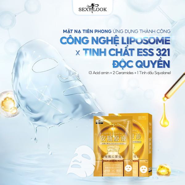 (HSD T4-10/2026) MIẾNG LẺ MẶT NẠ TINH DẦU DƯỠNG TRẮNG SEXYLOOK