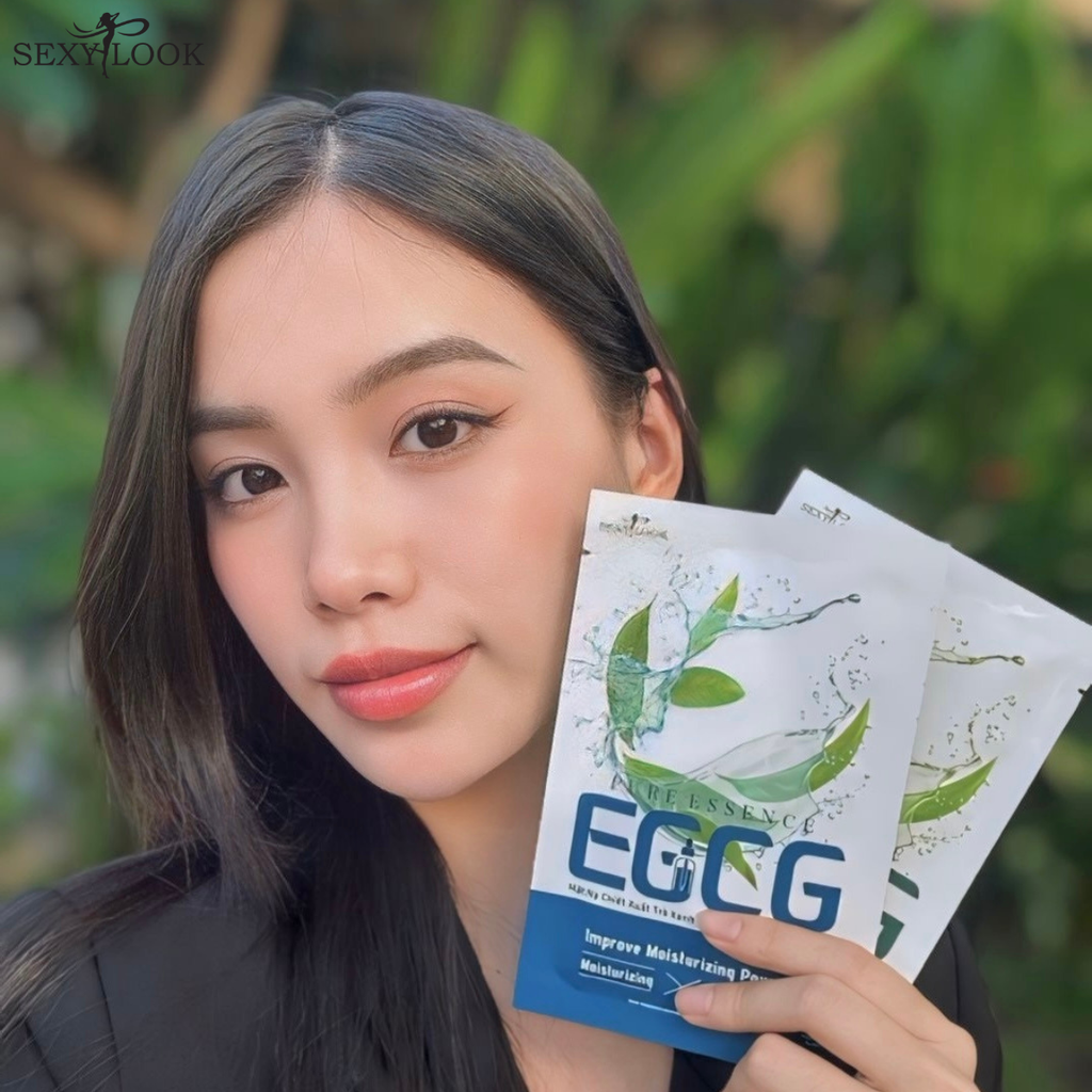 CB 8 MIẾNG MẶT NẠ TRÀ XANH SEXYLOOK - DƯỠNG SÁNG DA