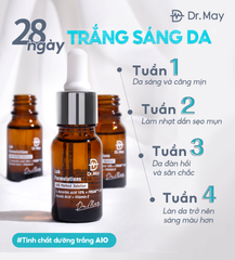 TINH CHẤT DR.MAY AIO DƯỠNG TRẮNG DA, MỜ THÂM NÁM - DR.MAY AIO PERFECT SOLUTION