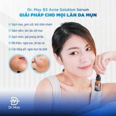 TINH CHẤT DR.MAY B3 GIẢM MỤN, DẦU NHỜN - DR.MAY B3 ACNE SOLUTION SERUM