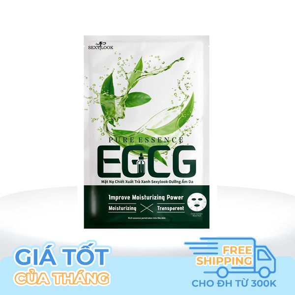 MẶT NẠ TRÀ XANH DƯỠNG TRẮNG VÀ PHỤC HỒI DA/ DƯỠNG ẨM SÂU VÀ LÀM DỊU DA