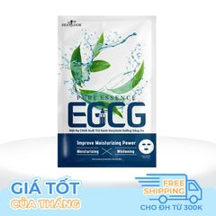 MIẾNG LẺ MẶT NẠ TRÀ XANH DƯỠNG SÁNG / DƯỠNG ẨM DA