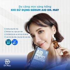(HSD 08/2025) TINH CHẤT DR.MAY AIO DƯỠNG TRẮNG DA, MỜ THÂM NÁM - DR.MAY AIO PERFECT SOLUTION
