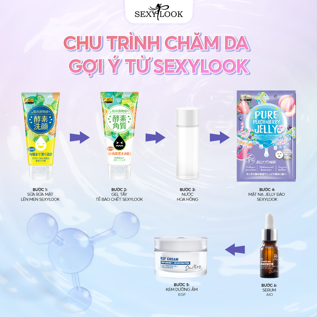 COMBO 2 HỘP MẶT NẠ THẠCH JELLY ĐÀO DƯỠNG DA TRẮNG SÁNG