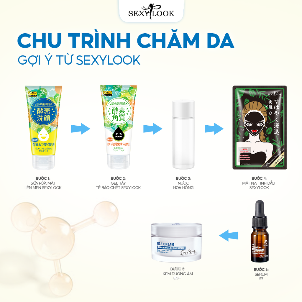 COMBO 2 TUÝP SỮA RỬA MẶT LÊN MEN DƯỠNG TRẮNG GIẢM THÂM