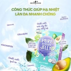 MẶT NẠ THẠCH JELLY BƠ - DỊU MỤN SE KHÍT LỖ CHÂN LÔNG