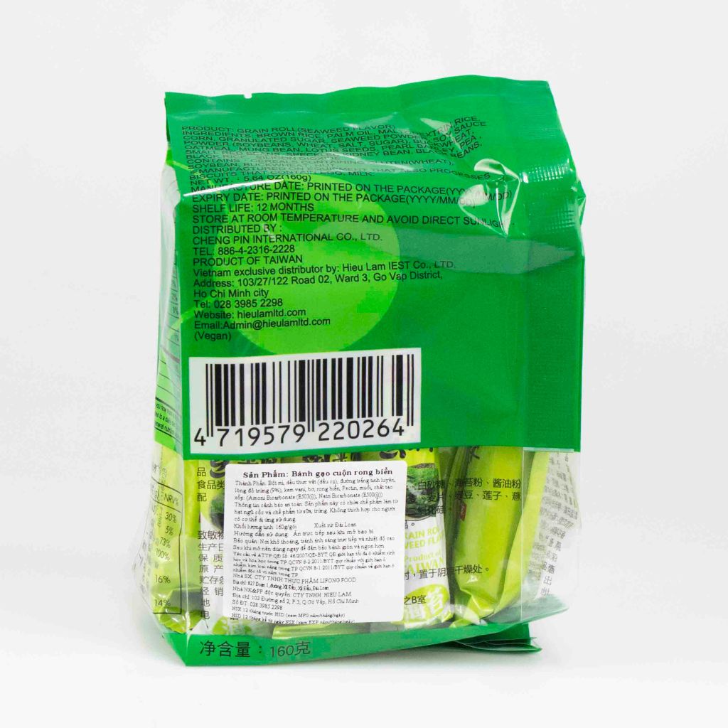 Bánh Roll rong biển 160gr