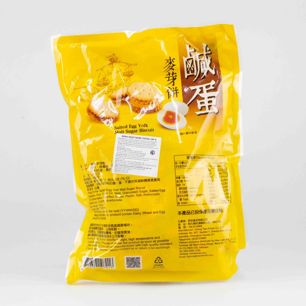 Bánh ngọt nhân trứng 180g