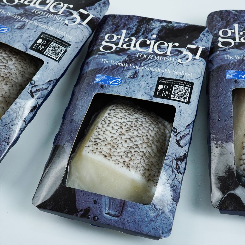 Cá Tuyết Úc Fillet đông lạnh Glacier 51 (Toothfish Portion) - Glacier 51