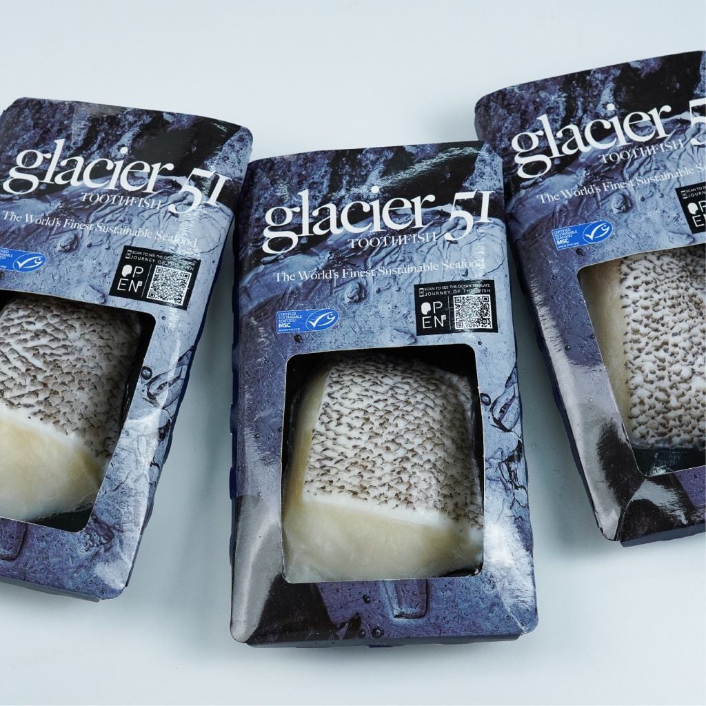 Cá Tuyết Úc Fillet đông lạnh Glacier 51 (Toothfish Portion) - Glacier 51