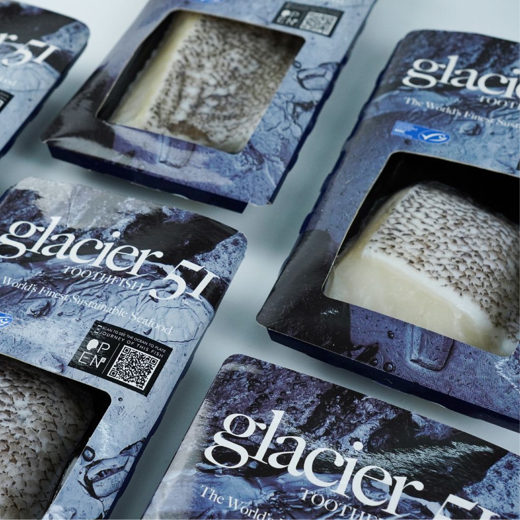 Cá Tuyết Úc Fillet đông lạnh Glacier 51 (Toothfish Portion) - Glacier 51
