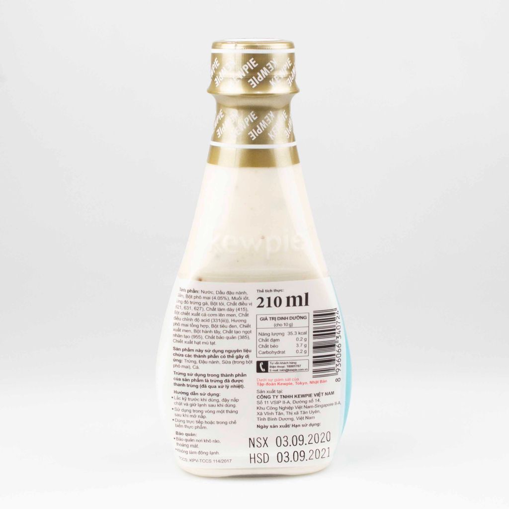 Nước xốt phô mai Kewpie chai 210ml