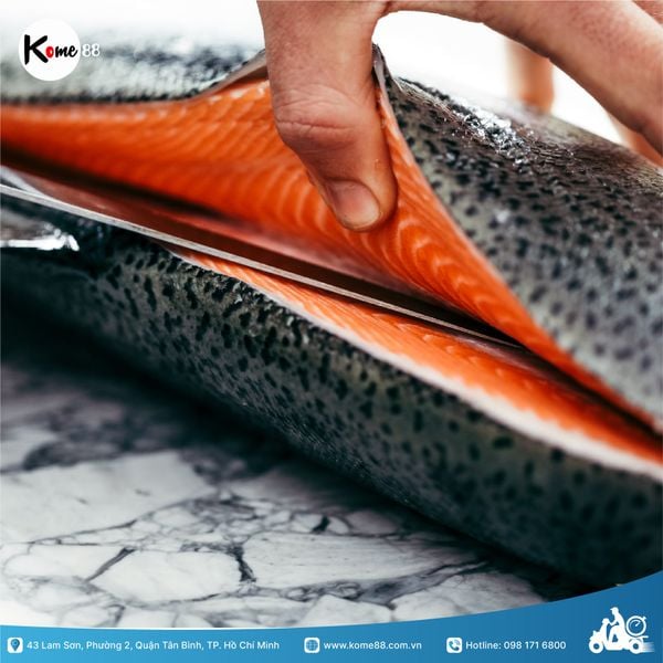 Cá hồi King New Zealand tươi fillet