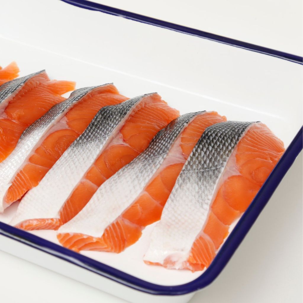 Cá Hồi Phi Lê Cắt Kirimi Salmon Fillet (Cut Kirimi) 200G Kome88
