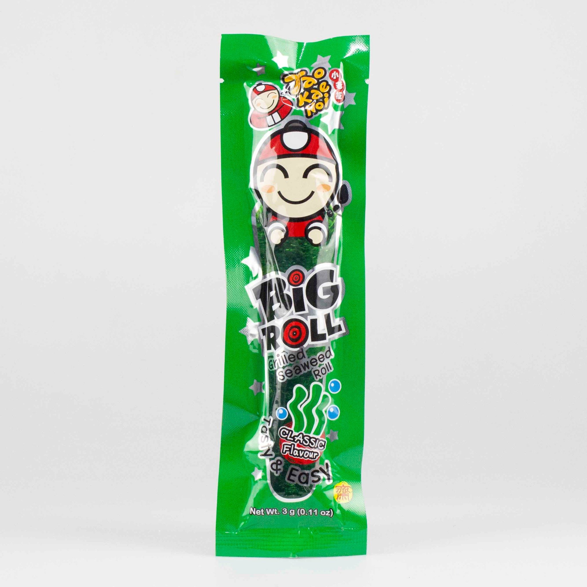 Bánh Snack rong biển giòn cậu chủ (TaoKaeNoi) BIG ROLL 3g