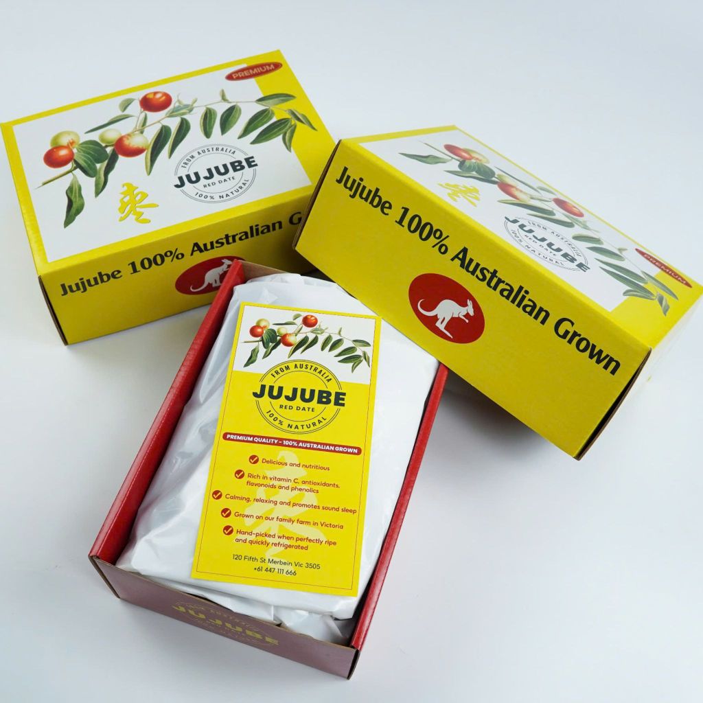 Táo đỏ khô Úc nhập khẩu 500g - Jujube Australia 100%