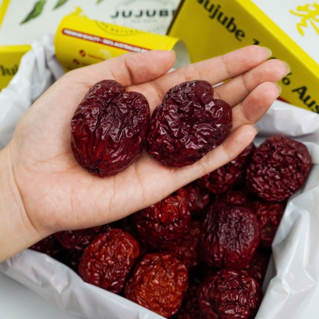 Táo đỏ khô Úc nhập khẩu 500g - Jujube Australia 100%