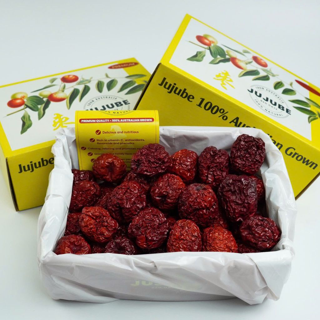 Táo đỏ khô Úc nhập khẩu 500g - Jujube Australia 100%