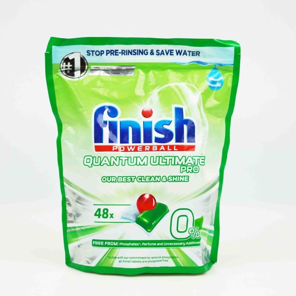 Viên rửa chén Finish Quantum Ultimate Pro 0%