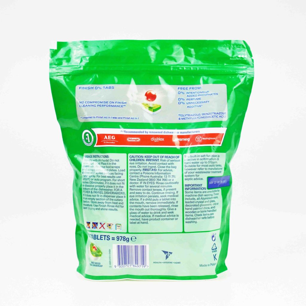 Finish Tablets 0% 60V