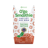  Lốc 3 Hộp O'go Smoothie Gạo lứt nảy mầm 200ml 