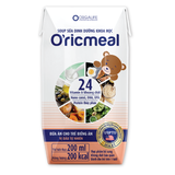  [Quà tặng] Soup Sữa Dinh Dưỡng Khoa Học  O'ricmeal - Lốc 3 hộp x 250ml Bữa ăn cho trẻ biếng ăn 