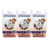  [Quà tặng] Soup Sữa Dinh Dưỡng Khoa Học  O'ricmeal - Lốc 3 hộp x 250ml Bữa ăn cho trẻ biếng ăn 