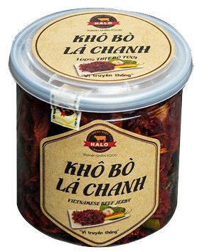 Khô bò lá chanh 100g