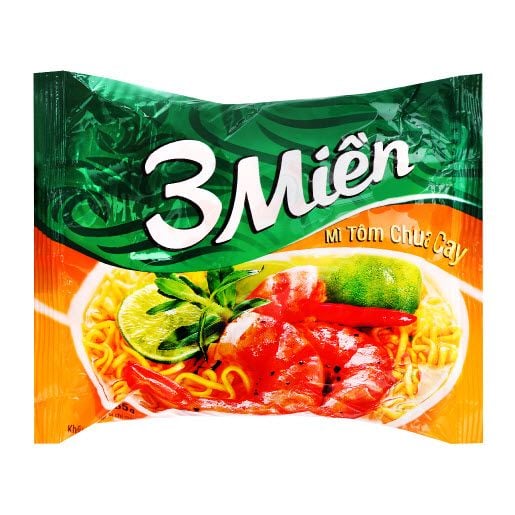 Mì 3 Miền Tôm Chua Cay Gói 65g